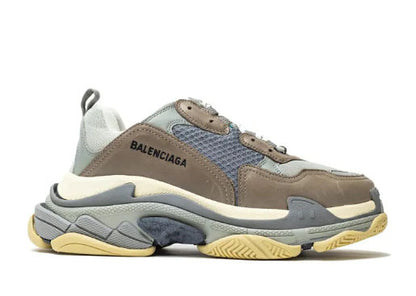 BALENCIAG* Triple S Sneakers Beige Blue Gray