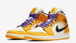 Air Jordan 1 Mid 'Lakers' 852542-700