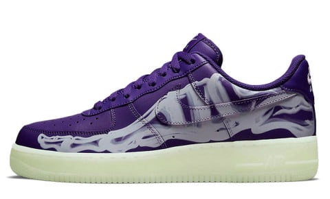 Nike Air Force 1 Purple Skeleton CU8067-500