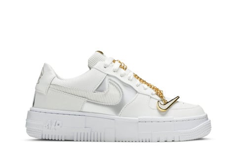 AIR FORCE 1 PIXEL WHITE GOLD CHAIN DC1160-100