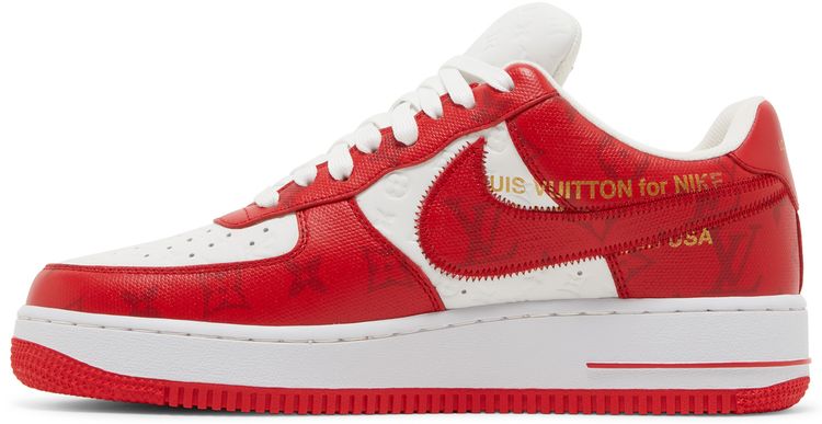 LOUIS VUITTON X AIR FORCE 1 LOW 'WHITE COMET RED'