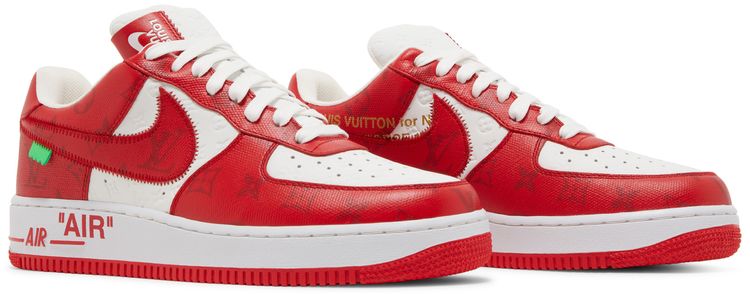 LOUIS VUITTON X AIR FORCE 1 LOW 'WHITE COMET RED'