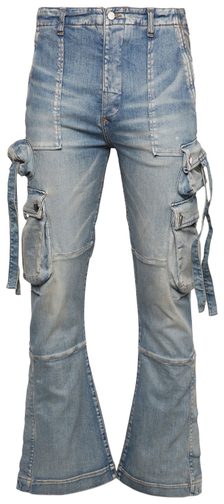 AMIRI CARGO FLARE JEAN 'CLAY INDIGO'