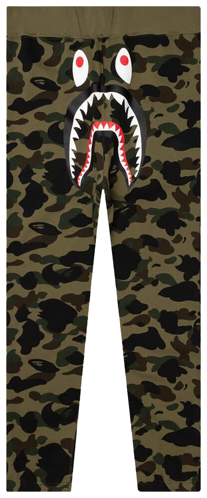 BAPE 1ST CAMO WIDE FIT SWEAT PANTS 'GREEN'