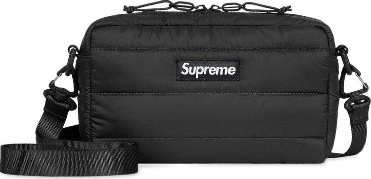 SUPREME PUFFER SIDE BAG 'BLACK'