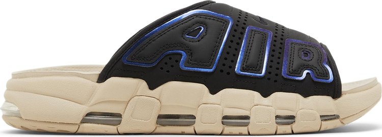 AIR MORE UPTEMPO SLIDE 'BLACK SANDDRIFT IRIDESCENT'