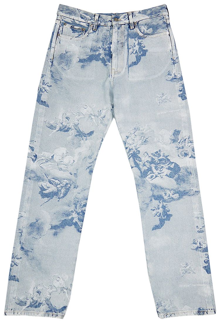 OFF-WHITE SKATE JEANS 'AZZURRO'