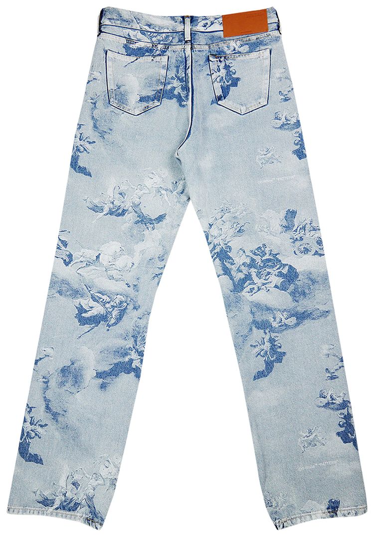 OFF-WHITE SKATE JEANS 'AZZURRO'