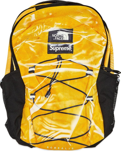 SUPREME X THE NORTH FACE PRINTED BOREALIS BACKPACK 'YELLOW'