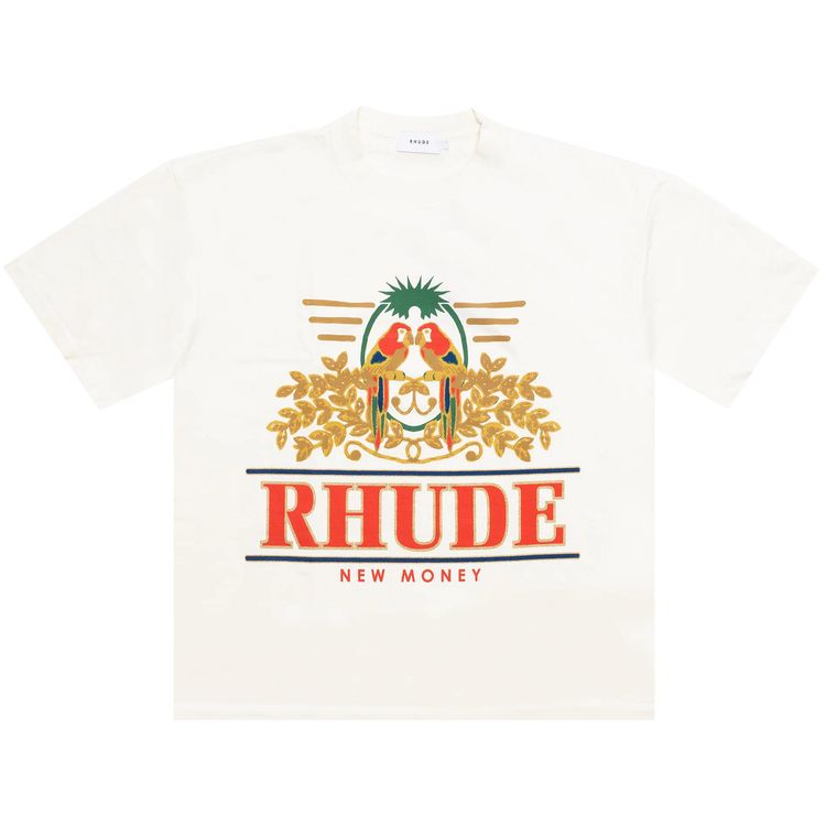 RHUDE PARAKEET TEE 'VINTAGE WHITE'