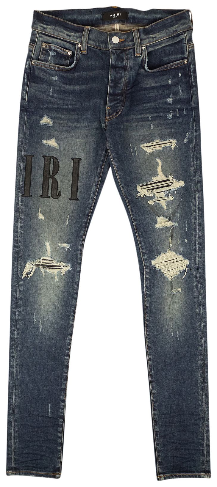 AMIRI CORE APPLIQUÉ JEANS 'BLUE'