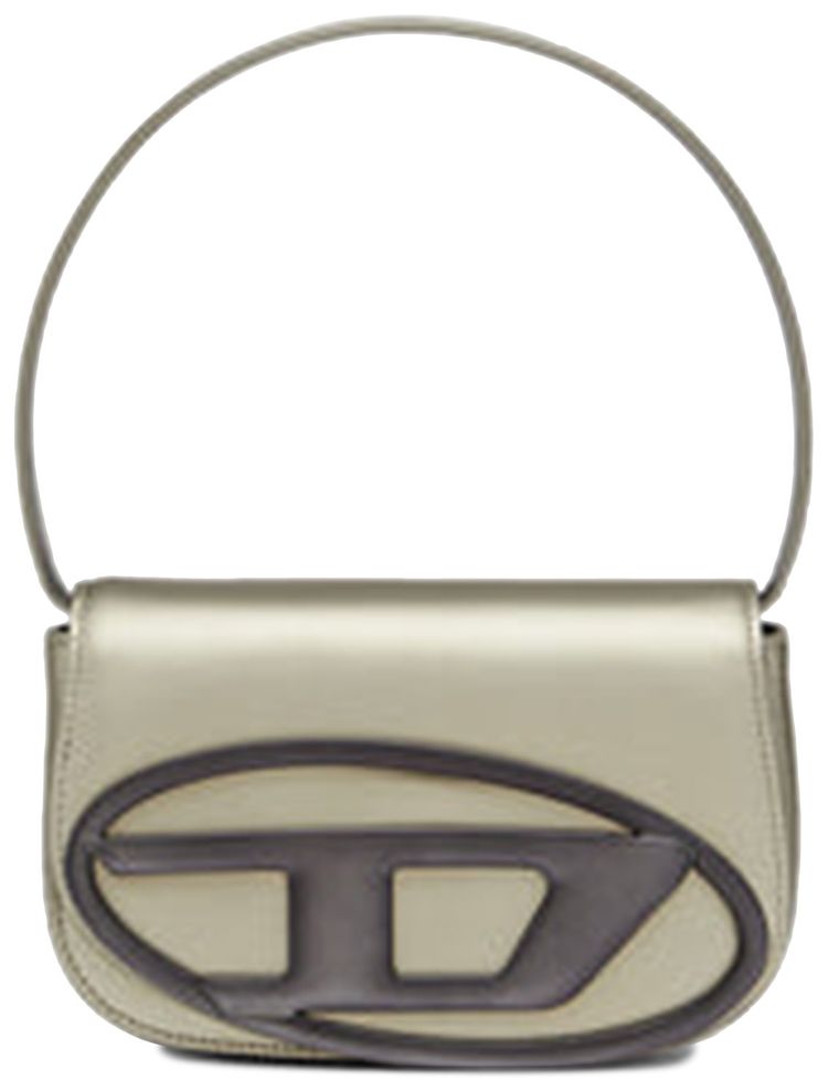 DIESEL 1DR SHOULDER BAG 'SILVER'