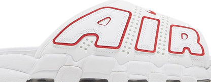 AIR MORE UPTEMPO SLIDE 'WHITE UNIVERSITY RED'