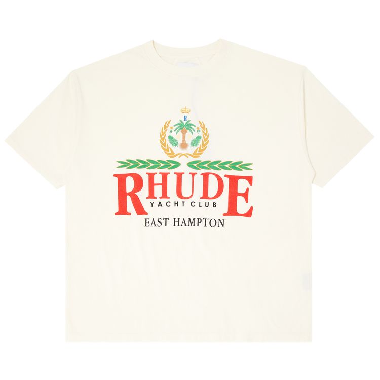 RHODE EAST HAMPTON CREST TEE 'VINTAGE WHITE'