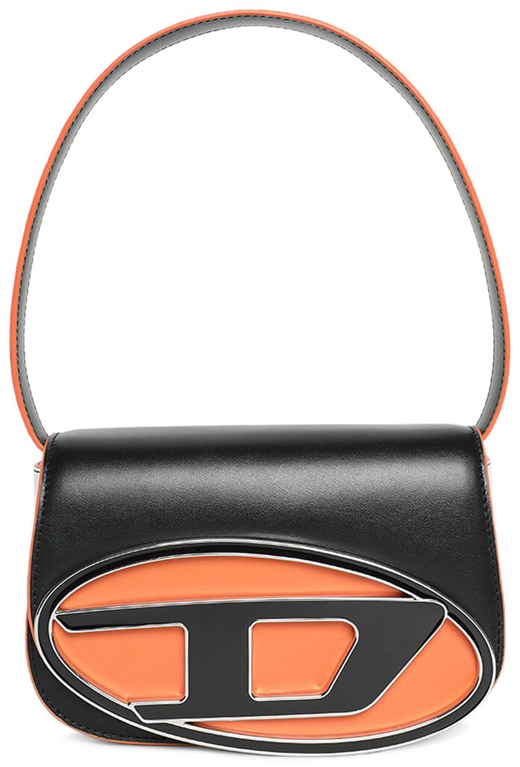 DIESEL 1DR SHOULDER BAG 'BLACK/ORANGE'