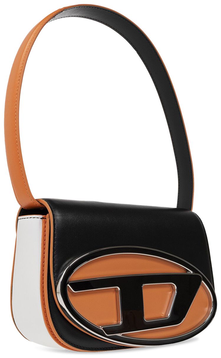 DIESEL 1DR SHOULDER BAG 'BLACK/ORANGE'