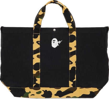 GOAT EXCLUSIVE BAPE CAMO DETAIL TOTE BAG BLACK