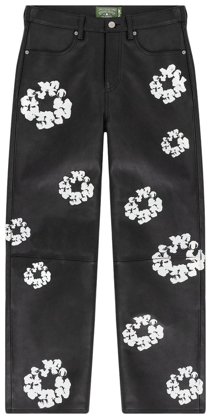 LEVI'S X DENIM TEARS LEATHER WREATH PANTS 'BLACK'