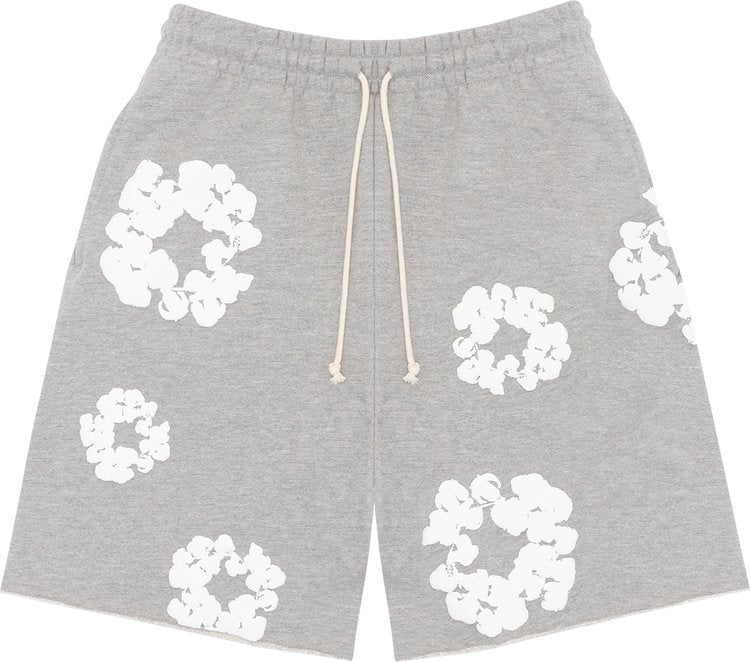 DENIM TEARS THE COTTON WREATH SHORTS 'GREY'