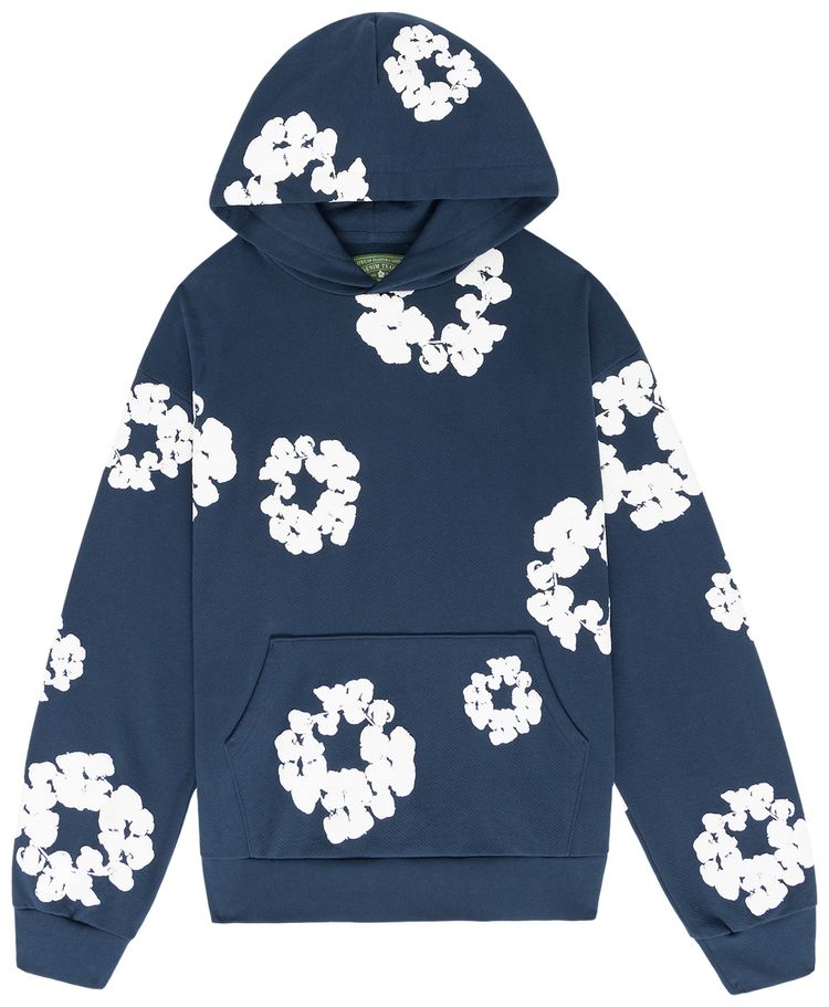 DENIM TEARS THE COTTON WREATH SWEATSHIRT 'NAVY'