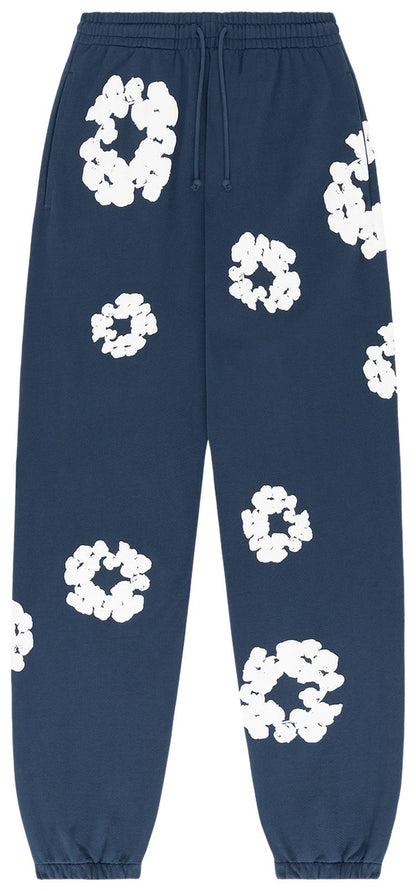 DENIM TEARS THE COTTON WREATH SWEATPANTS 'NAVY'