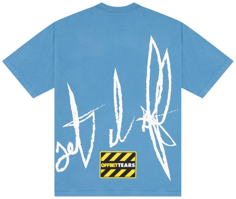 DENIM TEARS X OFFSET TEE 4 'BLUE'