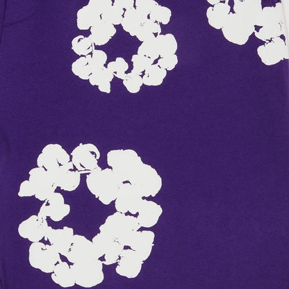 DENIM TEARS THE COTTON WREATH SHORTS 'PURPLE'