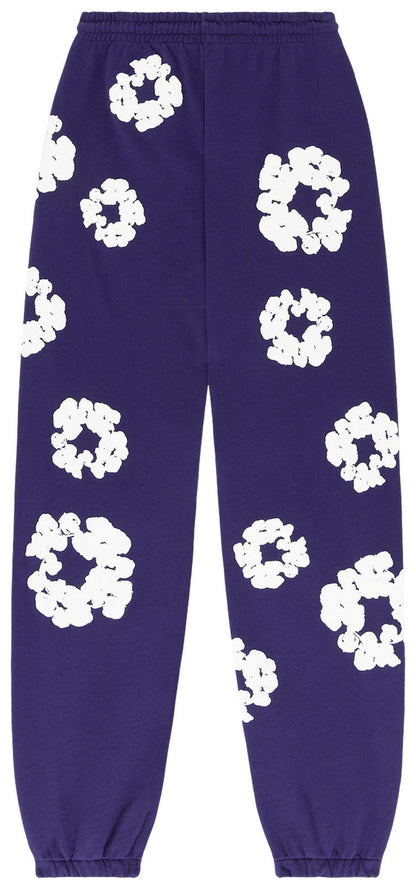 DENIM TEARS THE COTTON WREATH SWEATPANTS 'PURPLE'