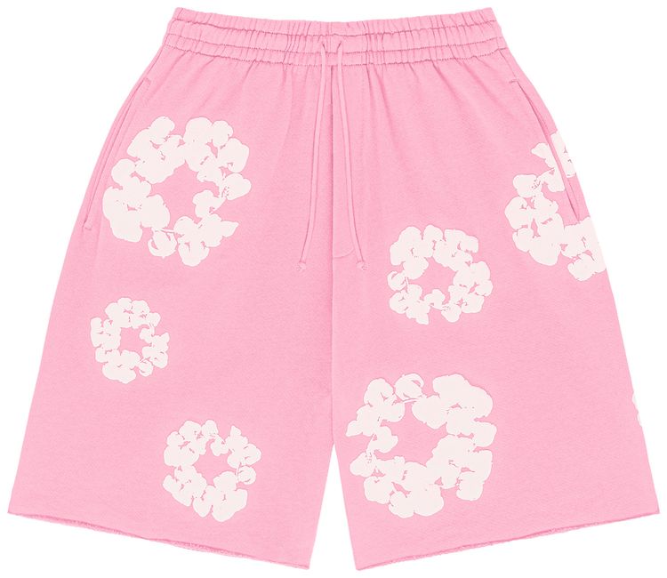 DENIM TEARS THE COTTON WREATH SHORTS 'PINK'