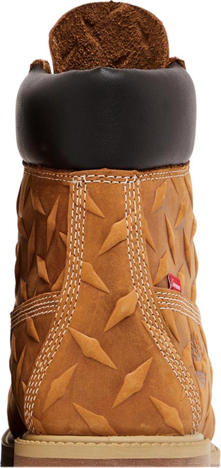 SUPREME X 6 INCH PREMIUM WATERPROOF BOOT 'EMBOSSED DIAMOND PLATE - WHEAT'