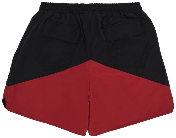 RHude Yachting Short 'Black/Maroon'