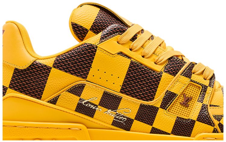 LOUIS VUITTON TRAINER 'DAMIER POP - YELLOW'