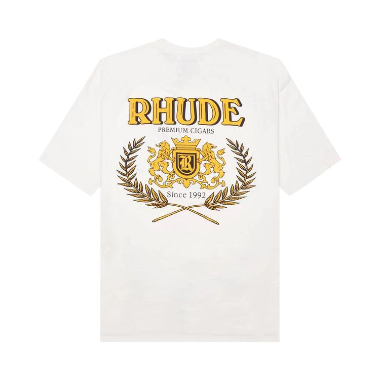 RHude Cresta Cigar Tee 'Vintage White'