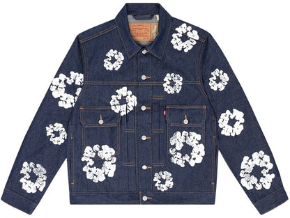 DENIM TEARS TYPE II ALL OVER WREATH JACKET 'RAW'