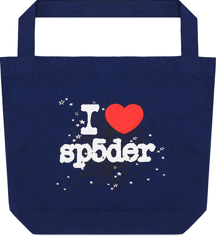 SP5DER SOUVENIR XL TOTE 'NAVY'