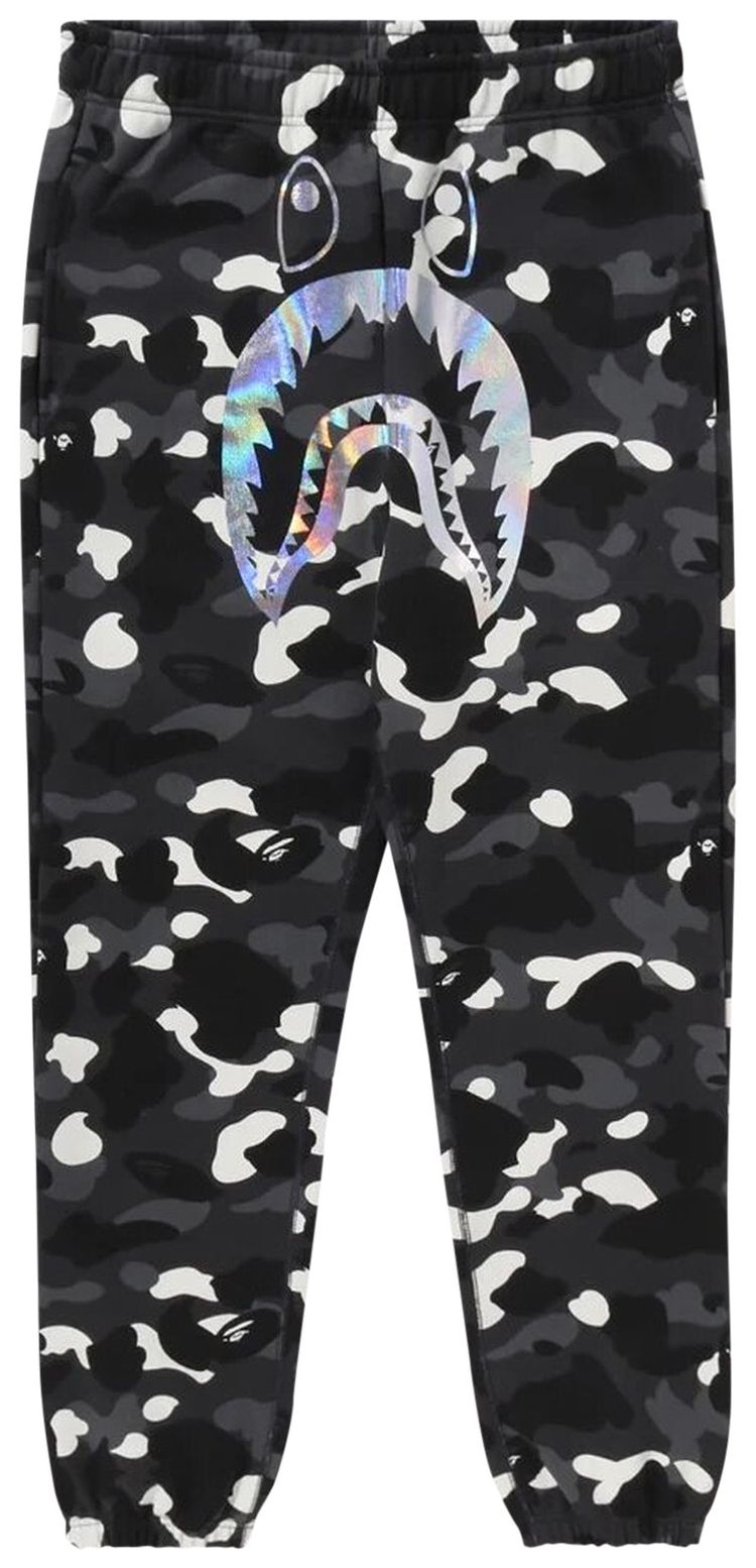 BAPE CITY CAMO SHARK SWEAT PANTS 'BLACK'