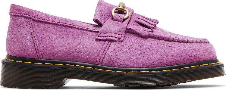 ADRIAN SNAFFLE REPELLO EMBOSS SUEDE KILTIE LOAFER 'THRIFT PINK'