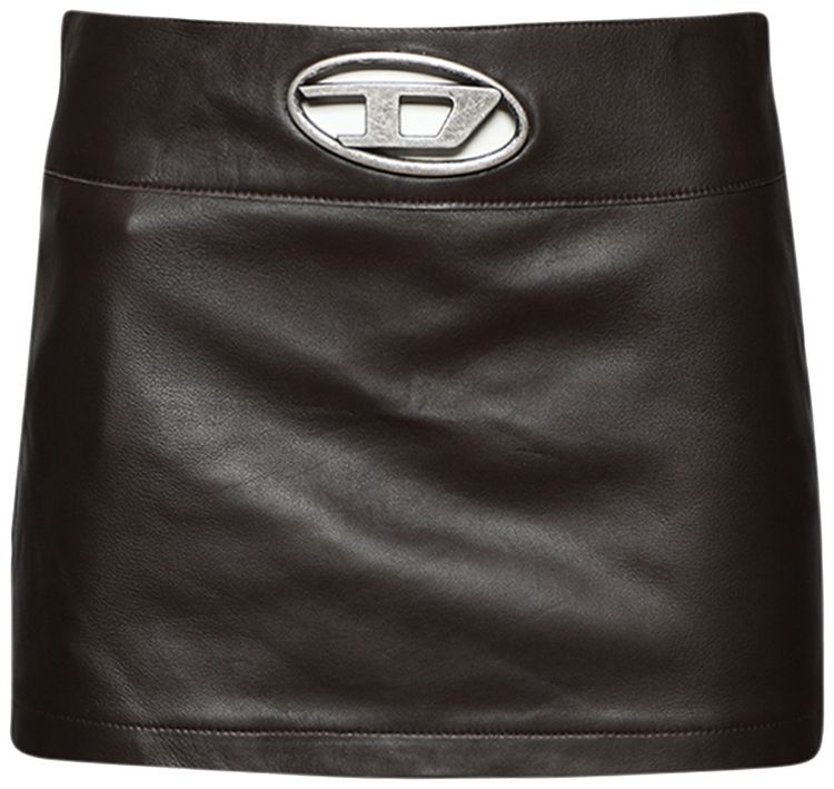 DIESEL L-DIXY MINI SKIRT 'CHOCOLATE'