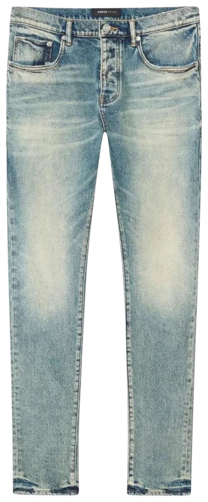 PURPLE BRAND SKINNY ELECTRIC TINT JEANS 'MID INDIGO'