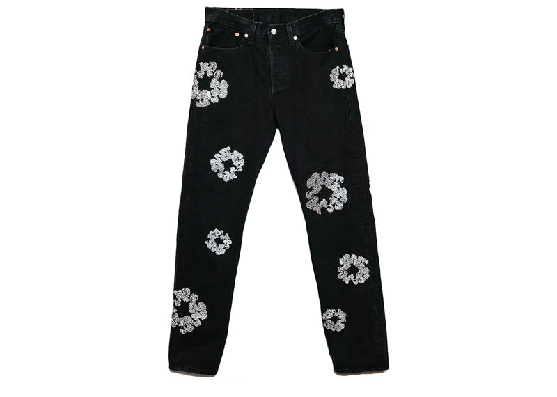 Denim Tears Bust Down Tears 501 Jeans Black