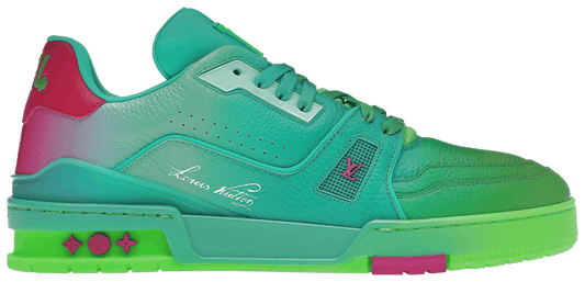 LOUIS VUITTON TRAINER LOW 'GREEN OMBRE'