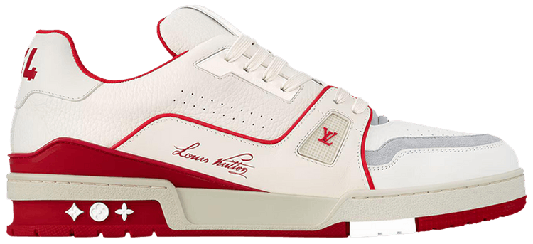 LOUIS VUITTON TRAINER 'WHITE RED'