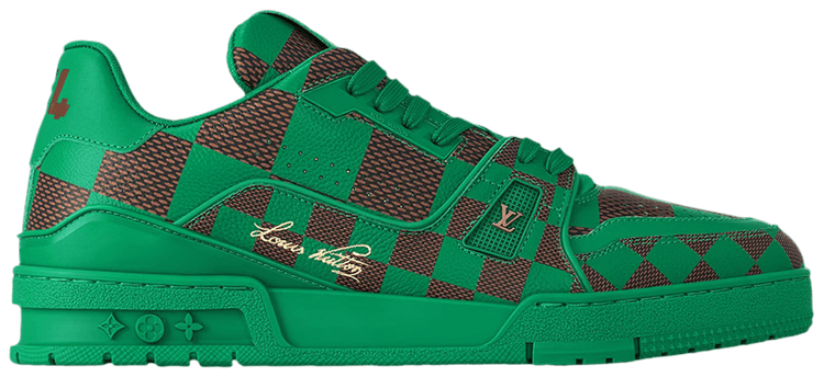 LOUIS VUITTON TRAINER 'DAMIER POP - GREEN'