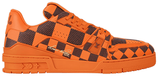 LOUIS VUITTON TRAINER 'DAMIER POP - ORANGE'