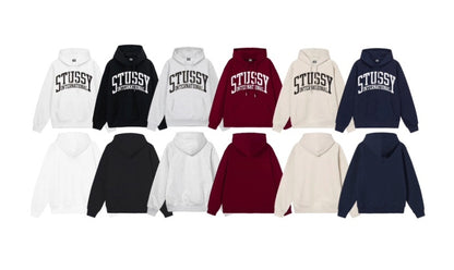 Stu$$y letter print hoodie