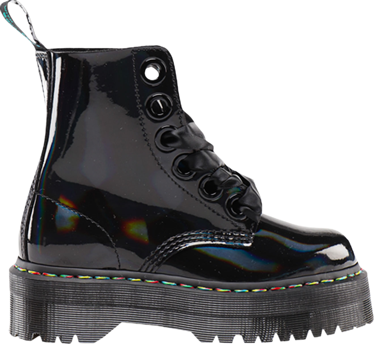 WMNS MOLLY RAINBOW PATENT 'BLACK'