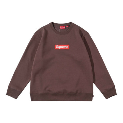 Suprem3 22FW Box Logo Crewneck 2022 Hoodie