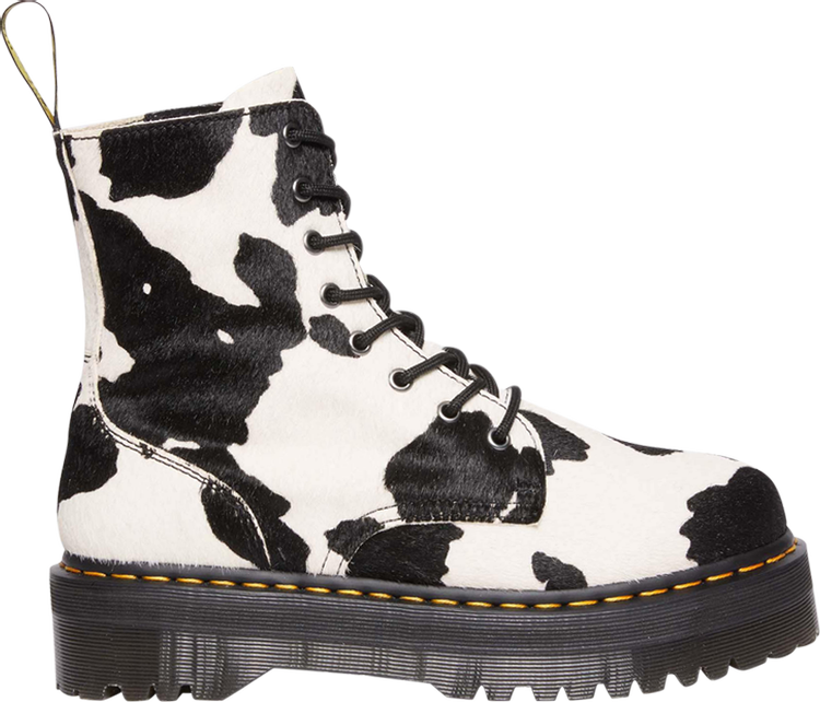 JADON BOOT HAIR-ON PLATFORM BOOT 'COW PRINT'