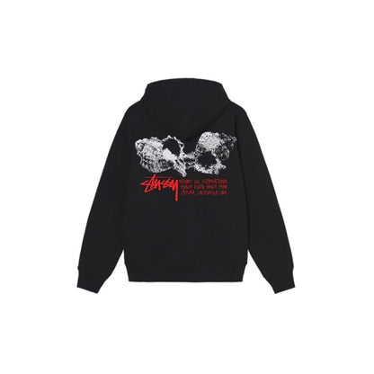 Stu$$y SS24 Shell Graphic Printed Crewneck Hoodie