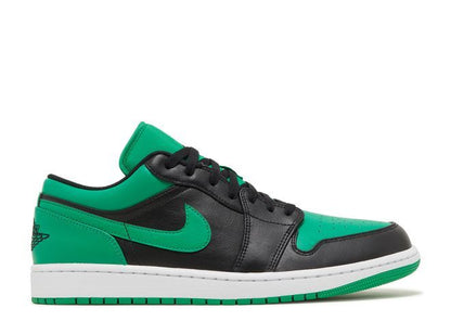 Jordan 1 Low Black Lucky Green